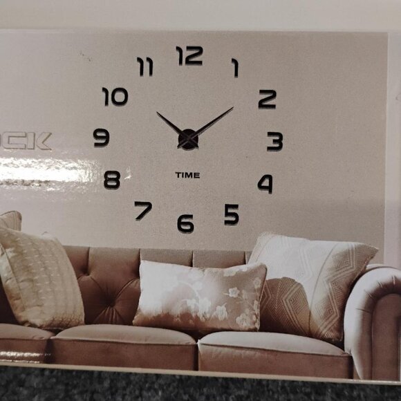 VANGOLD Design Creative Wall Clock  Black NIB - Picture 3 of 5